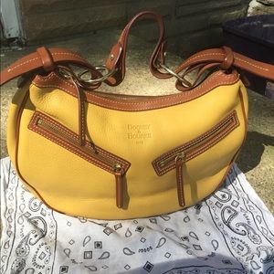 Large yellow Dooney & Bourke bag